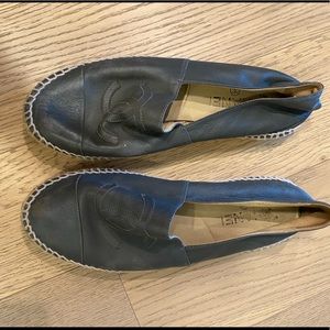 Chanel espadrille’s- gray